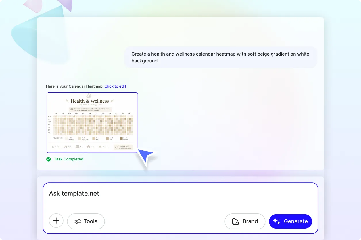 Free AI Calendar Heat Map Generator, AI Calendar Heat Map Maker Online